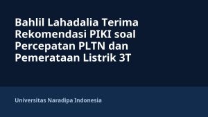 Bahlil Lahadalia Terima Rekomendasi PIKI soal Percepatan PLTN dan Pemerataan Listrik 3T
