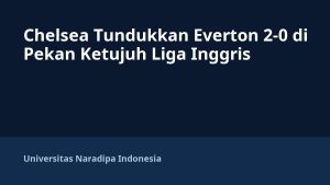 Chelsea Tundukkan Everton 2-0 di Pekan Ketujuh Liga Inggris