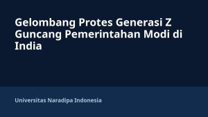 Gelombang Protes Generasi Z Guncang Pemerintahan Modi di India