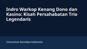 Indro Warkop Kenang Dono dan Kasino: Kisah Persahabatan Trio Legendaris