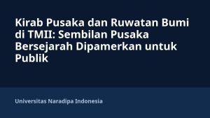 Kirab Pusaka dan Ruwatan Bumi di TMII: Sembilan Pusaka Bersejarah Dipamerkan untuk Publik