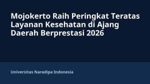 Mojokerto Raih Peringkat Teratas Layanan Kesehatan di Ajang Daerah Berprestasi 2026