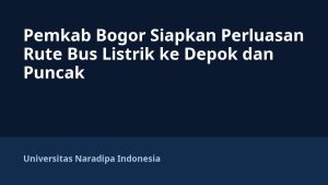 Pemkab Bogor Siapkan Perluasan Rute Bus Listrik ke Depok dan Puncak
