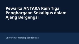 Pewarta ANTARA Raih Tiga Penghargaan Sekaligus dalam Ajang Bergengsi