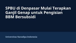 SPBU di Denpasar Mulai Terapkan Ganjil Genap untuk Pengisian BBM Bersubsidi
