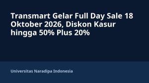 Transmart Gelar Full Day Sale 18 Oktober 2026, Diskon Kasur hingga 50% Plus 20%