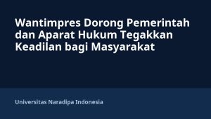 Wantimpres Dorong Pemerintah dan Aparat Hukum Tegakkan Keadilan bagi Masyarakat